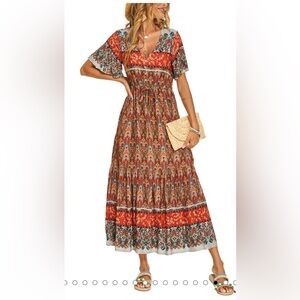 Zeagoo Multicolor Maxi Dress